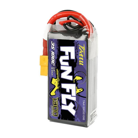 TATTU BATERIA 1300MAH 11.1V 100C 3S1P DO DRONÓW Z WYSOKIMI PARAMETRAMI LIPO