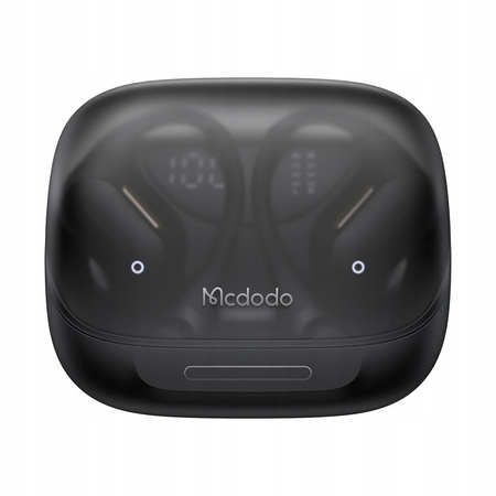 MCDODO SŁUCHAWKI BEZPRZEWODOWE ZAUSZNE BLUETOOTH 5.4 Z MIKROFONEM ETUI CLIP