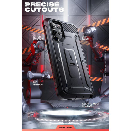 SUPCASE UNICORN BEETLE PRO 2-SET GALAXY S23 ULTRA BLACK