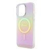 Guess GUHMP15XHITSP iPhone 15 Pro Max 6.7" różowy/pink hardcase IML Iridescent MagSafe