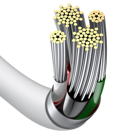 Baseus Superior kabel USB - Lightning 2,4A 1,5 m Biały (CALYS-B02)