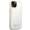 Guess GUHCP14MHGCRHS iPhone 14 Plus 6,7" srebrny/silver hardcase Croco Collection