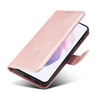 Magnet Case elegancki futerał etui pokrowiec z klapką i funkcją podstawki Samsung Galaxy S22+ (S22 Plus) różowy