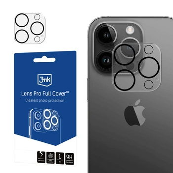 3MK LENS PRO FULL COVER DO IPHONE 12 PRO MAX OCHRONA SZKŁO OCHRONNE