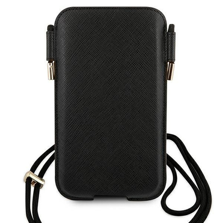 Guess Torebka GUHCP12MSAPSBK 6,1" czarny/black Saffiano