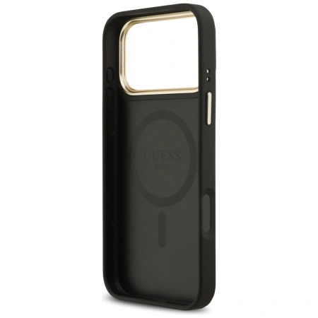 GUESS ETUI CASE DO IPHONE 17 PRO MAX MAGSAFE PU CLASSIC LOGO 4G