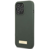 Guess GUHMP13LSPLA iPhone 13 Pro / 13 6,1" zielony/khaki hard case Silicone Logo Plate MagSafe