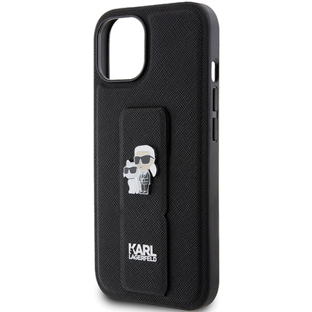 KARL LAGERFELD ETUI HARDCASE DO IPHONE 15 PLUS 6,7 SAFFIANO GRIPSTAND