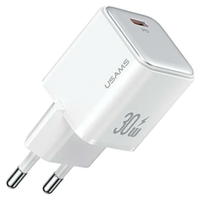 USAMS ŁADOWARKA SIECIOWA 1XUSB-C PD30W DO IPHONE 13 14 15 SZYBKIE ŁADOWANIE