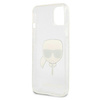 Karl Lagerfeld KLHCP13SKHTUGLS iPhone 13 mini 5,4" srebrny/silver hardcase Glitter Karl`s Head