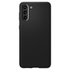 SPIGEN ETUI LIQUID AIR GALAXY S21+ PLUS MATTE BLACK OCHRONNE ANTYPOŚLIZGOWE