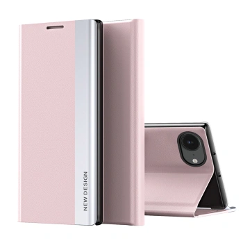 HURTEL ETUI SLEEP CASE PRO DO IPHONE 16E POKROWIEC Z KLAPKĄ I PODSTAWKĄ