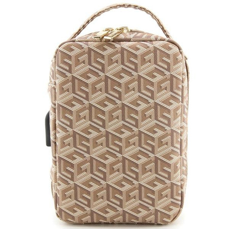 Torba Guess GUHBHGCFSEW Organizer - brązowe GCube Stripe
