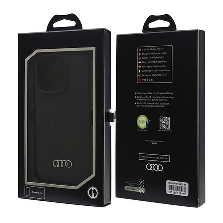 AUDI CASE SILIKONOWE DO IPHONE 16 PRO HARDCASE Z OCHRONĄ PRZED UDERZENIAMI