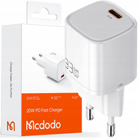 MCDODO SZYBKA MAŁA ŁADOWARKA USB-C 20W DO IPHONE