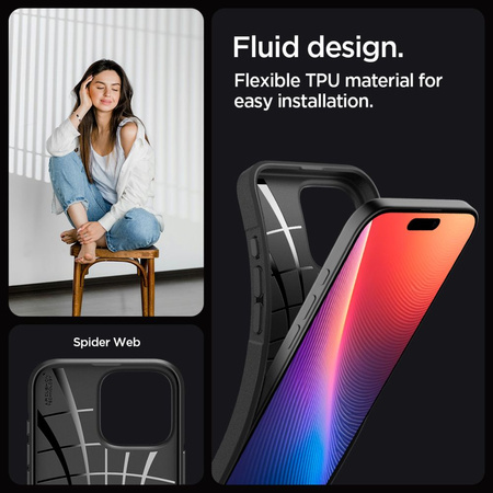SPIGEN CORE ARMOR DO IPHONE 16 PRO MAX ETUI OCHRONA Z MATOWYM WYKOŃCZENIEM