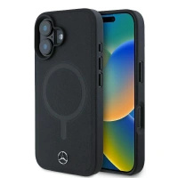 MERCEDES POKROWIEC HARDCASE SMOOTH LEATHER DO IPHONE 16 PLUS 6,7 Z DO