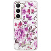 Etui Guess GUHCS23SHCFWST S23 S911 - białe Flower Collection