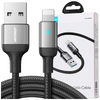 Joyroom kabel USB - Lightning 2.4A A10 Series 1,2 m czarny (S-UL012A10)