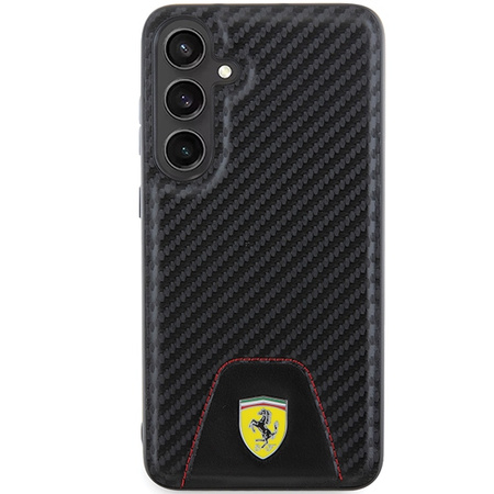 FERRARI HARDCASE DO SAMSUNG GALAXY S24+ S926 CARBON STITCHED Z KRAWĘDZIAMI