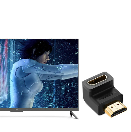 Ugreen adapter przejściówka HDMI (męski) - HDMI (żeński) czarny (HD112)