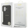 Etui Guess Saffiano Classic Logo MagSafe do iPhone 17 czarny