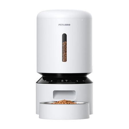 Dozownik karmy Petlibro Granary WiFi, 5L (biały)