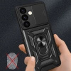 Etui Hybrid Armor Camshield do Samsung Galaxy S24+ pancerne z osłoną na aparat - czarne