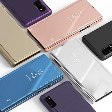 HURTEL CLEAR VIEW CASE ETUI Z KLAPKĄ DO SAMSUNG GALAXY A72 4G FUNKCJA STAND