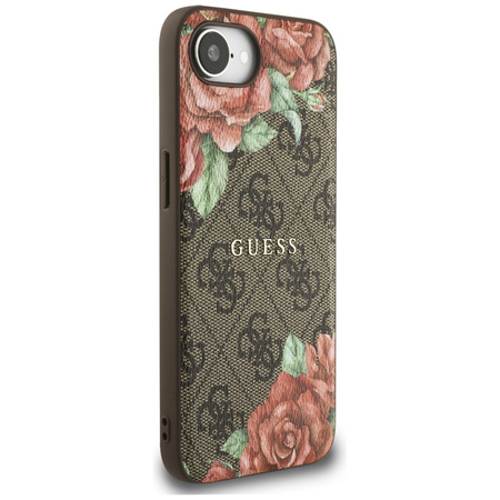 GUESS ETUI 4G FLOWERS PRINT DO MAGSAFE DO IPHONE 16E KOMPATYBILNE Z IPHONE