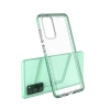 SPRING CASE ETUI POKROWIEC DO SAMSUNG GALAXY A72 4G ŻELOWE Z KOLOROWĄ RAMKĄ