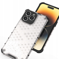 HURTEL POKROWIEC HONEYCOMB DO IPHONE 14 PRO PANCERNY PRZEZROCZYSTY OCHRONA