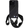 Etui BMW M Edition Carbon Stripe & Strap na iPhone 15 Pro Max - czarne