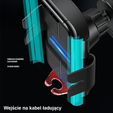 USAMS UCHWYT DO TELEFONÓW Z ŁADOWANIEM DO MAGSAFE 10W DO IPHONE 12 13 14 15