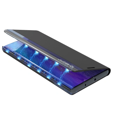 HURTEL NEW SLEEP CASE ETUI Z KLAPKĄ DO SAMSUNG GALAXY S22 ULTRA Z PODSTAWKĄ