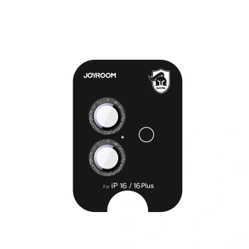 JOYROOM SZKŁO OCHRONNE SZKŁO HARTOWANE DO IPHONE 16 16 PLUS OBIEKTYW CZARNE