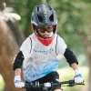 Kask rowerowy Rockbros TT-32006 Shark dziecięcy z odpinaną szczęką rozmiar S (48-52) - czarny