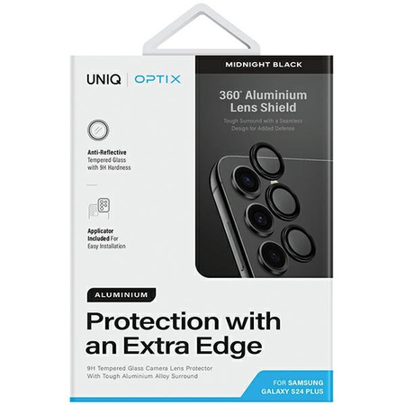 UNIQ OPTIX ALUMINIUM CAMERA LENS PROTECTOR DO SAMSUNG S24+ S926 SZKŁO