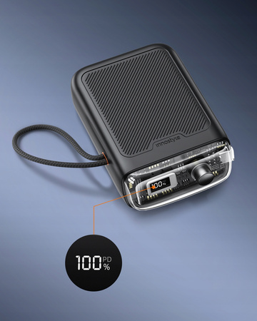 INNOSTYLE MINI POWERBANK 10000MAH 2X USB-C TYP C 33W ROZWIJANY KABEL USB-C