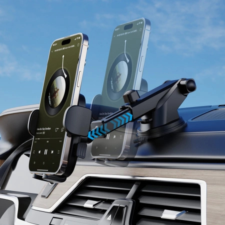 DUDAO UCHWYT SAMOCHODOWY F2N+ GRAWITACYJNY Z PRZYSSAWKĄ 360° DO TELEFONÓW
