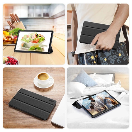 Etui z funkcją smart sleep Dux Ducis Domo do tabletu Lenovo Tab M10 10.6'' - czarne