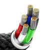Baseus Glimmer Series kabel do szybkiego ładowania USB-C - Lightning 480Mb/s PD 20W 2m czarny