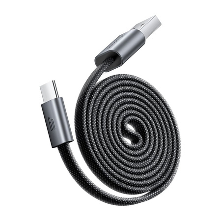 Mcdodo phone cable, retractable, for iPhone, Micro USB, USB-C, 3-in-1, 66W, purple