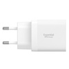SPIGEN ESSENTIAL EE472EU 2-PORT NETWORK CHARGER 47W WHITE