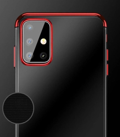 HURTEL ETUI CLEAR COLOR DO SAMSUNG GALAXY A72 4G OCHRONNY POKROWIEC Z RAMKĄ