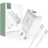 TECH-PROTECT ŁADOWARKA SIECIOWA PD20W 2-PORTY DO IPHONE 12 13 14 15 SAMSUNG
