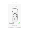 Etui Puro Lite Mag TPU+PC kompatybilne z MagSafe na iPhone 17 Pro - przezroczyste z szarym pierścieniem