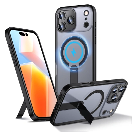 HURTEL ETUI HYBRID ARMOR X DO IPHONE 17 PRO Z PODSTAWKĄ KOMATYBILNE