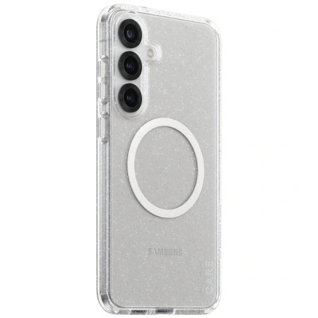 Etui CARE by PanzerGlass Flagship Urban Combat StarLight White QI do Samsung Galaxy S25+ - przezroczysty