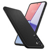 SPIGEN ETUI LIQUID AIR GALAXY S21+ PLUS MATTE BLACK OCHRONNE ANTYPOŚLIZGOWE